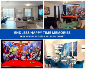 NEW Pool Spa & Game Room Home 6 Miles to Disney